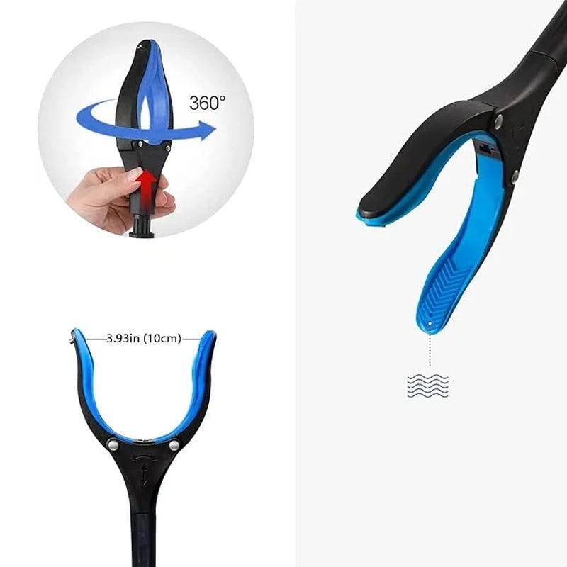 Foldable Ergonomic Grabber Tool with Magnetic Tip