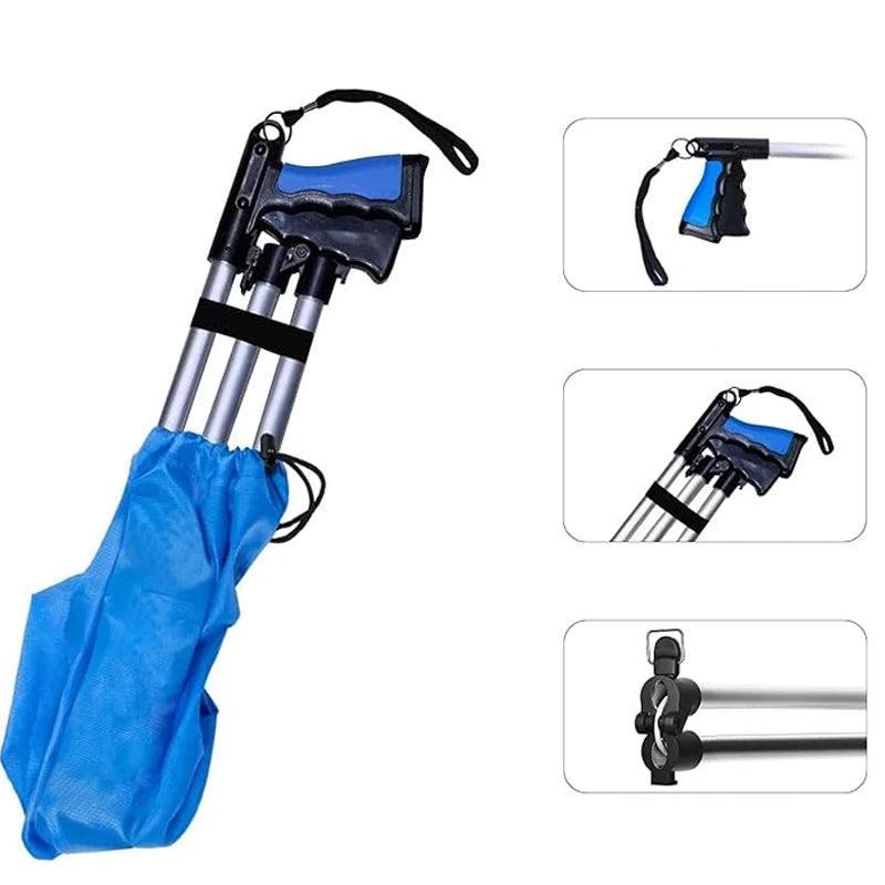 Foldable Ergonomic Grabber Tool with Magnetic Tip