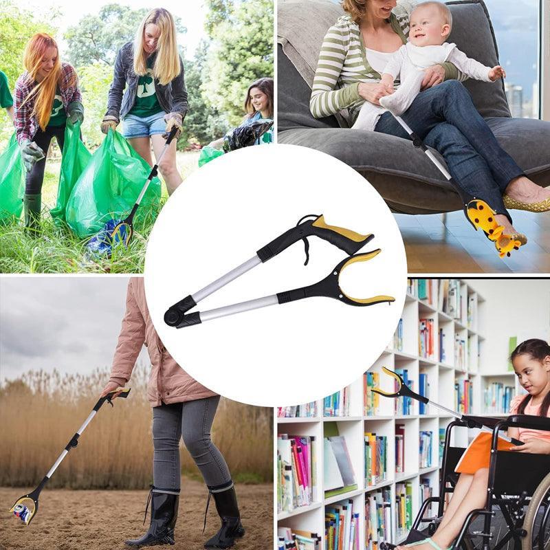Foldable Ergonomic Grabber Tool with Magnetic Tip