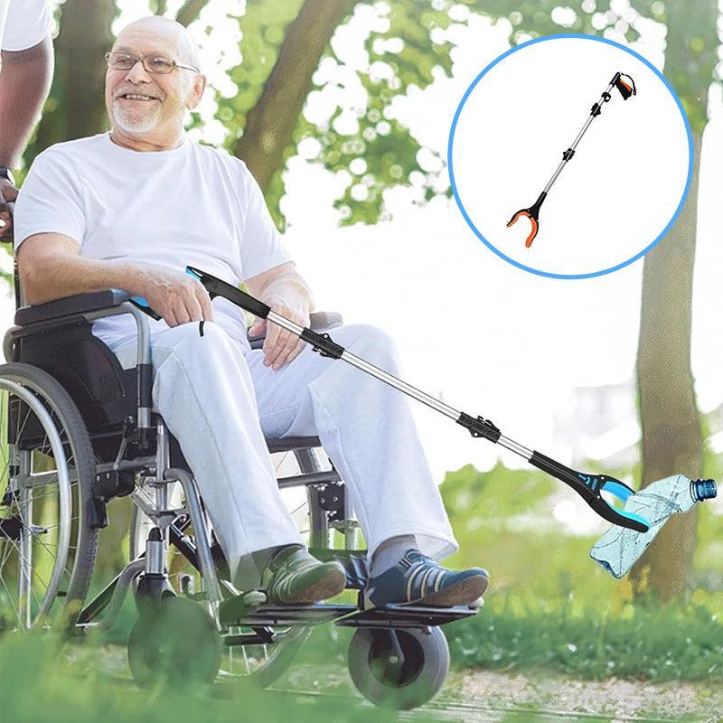 Foldable Ergonomic Grabber Tool with Magnetic Tip