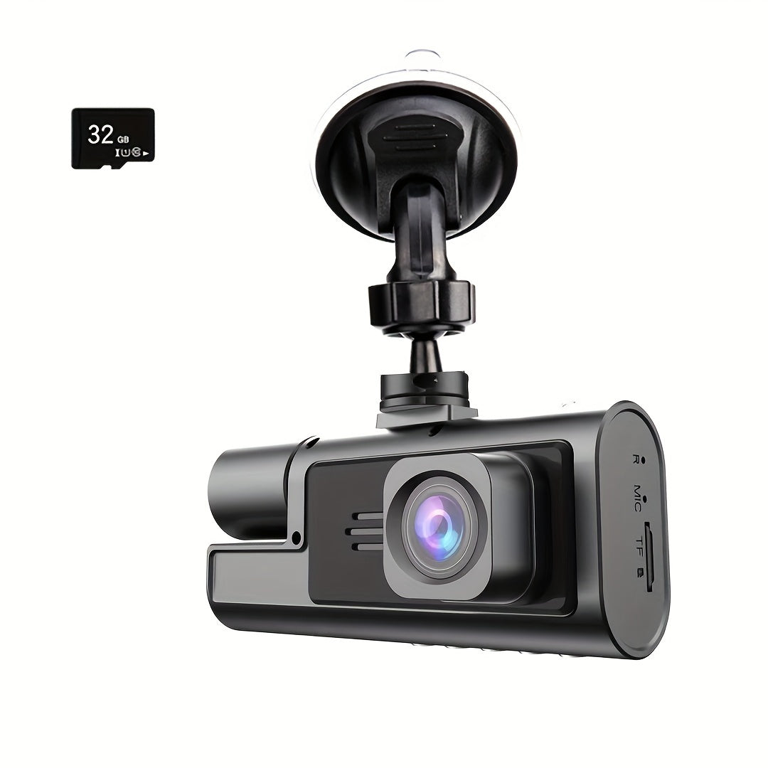 1080P LED Dashcam with Rechargeable Battery and Car Plug Power