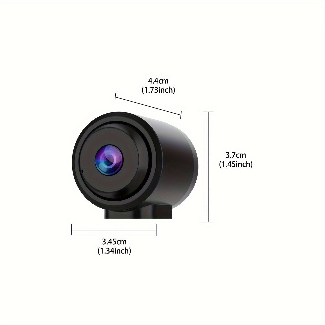 Compact WiFi Surveillance Camera with Two-Way Audio