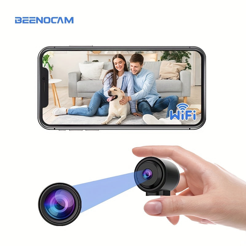 Compact WiFi Surveillance Camera with Two-Way Audio