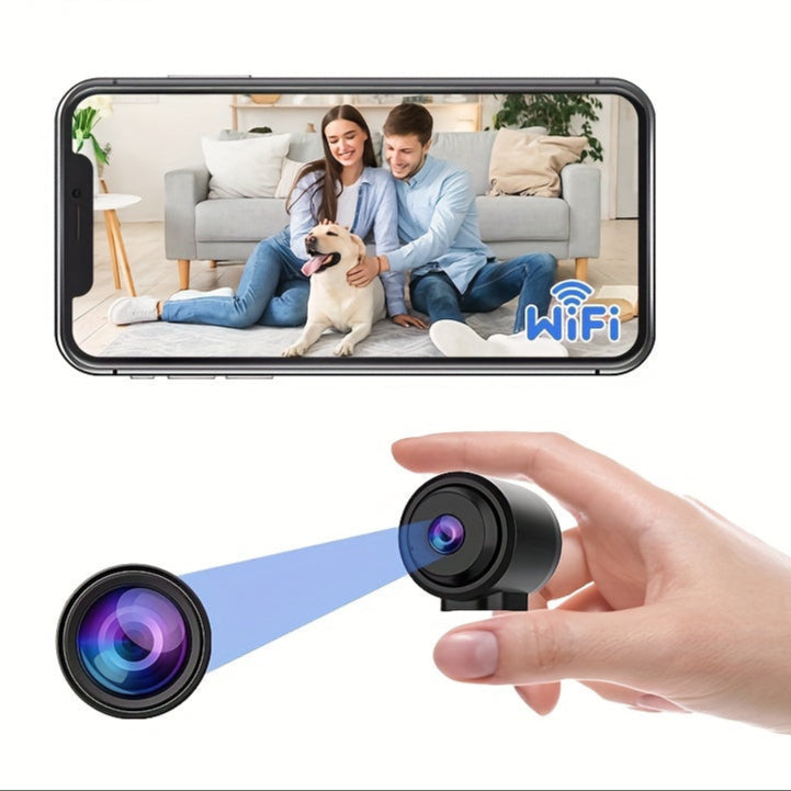Compact WiFi Surveillance Camera with Two-Way Audio