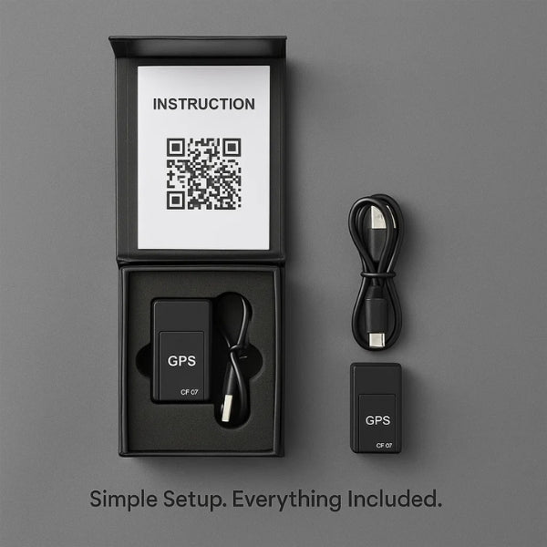 Real-Time GPS Tracker for Vehicle Theft Protection with Magnetic Mount