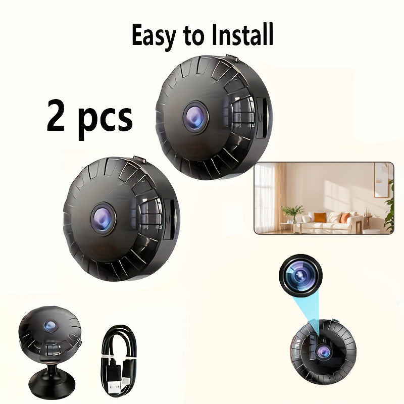 Wireless Rechargeable Surveillance Camera with Easy Setup