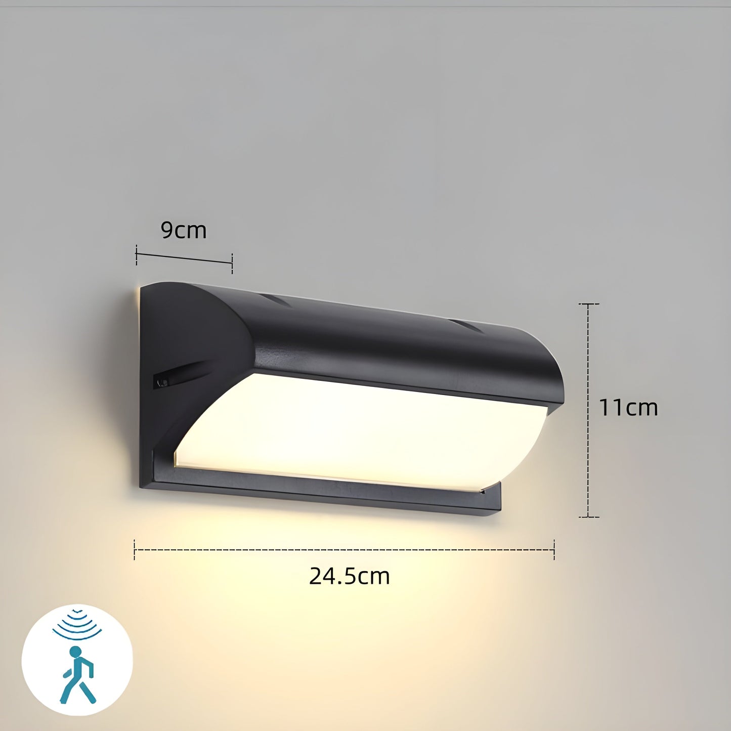 LED Waterproof Outdoor Motion Sensor Wall Light