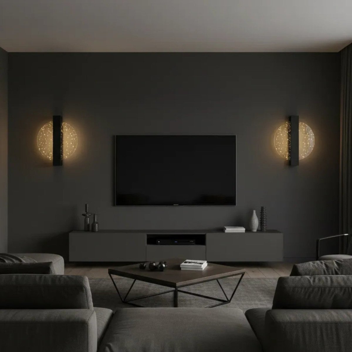 Halo Glow Acrylic Wall Light with Decorative Halo Effect
