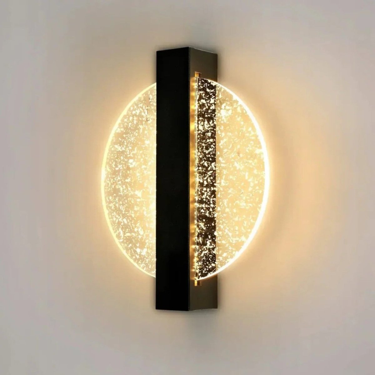 Halo Glow Acrylic Wall Light with Decorative Halo Effect