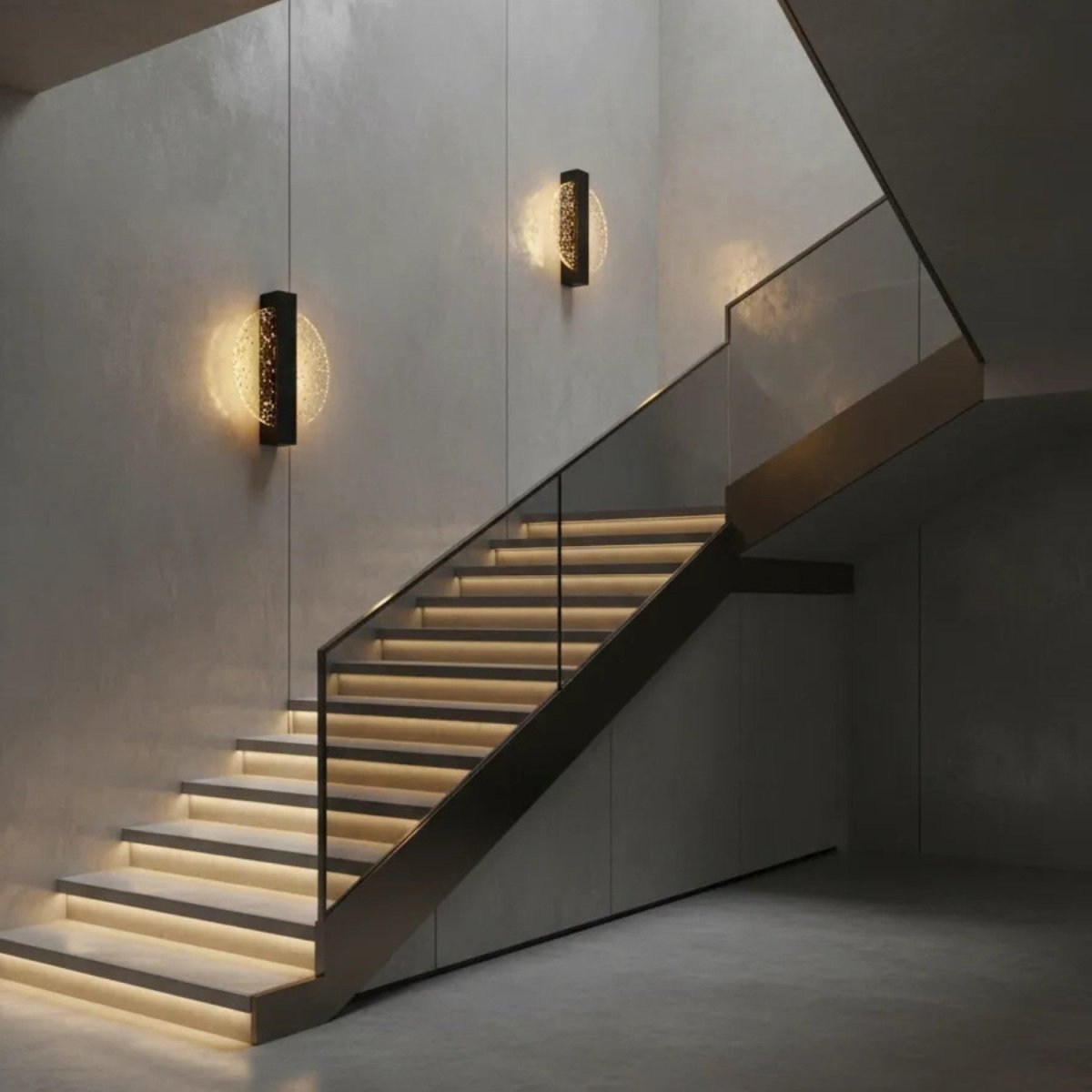 Halo Glow Acrylic Wall Light with Decorative Halo Effect