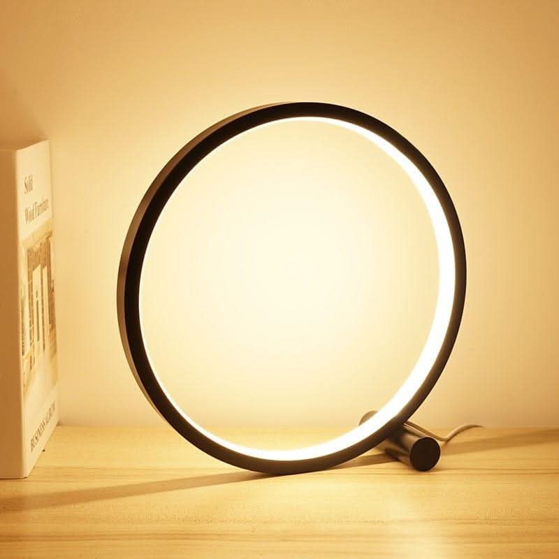 LED Halo Table Lamp - Modern Minimalist Design