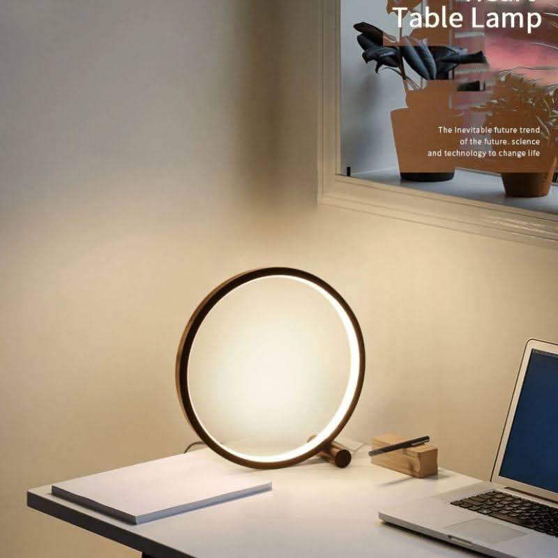 LED Halo Table Lamp - Modern Minimalist Design