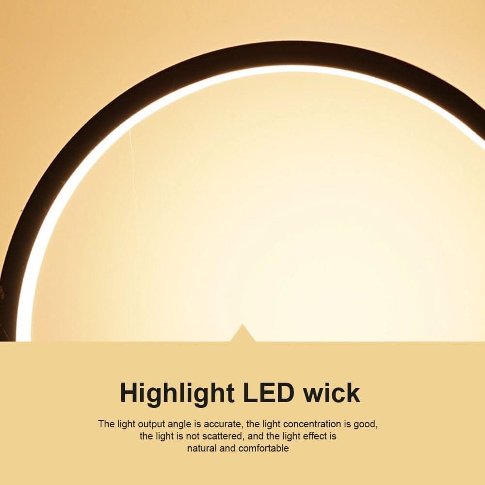 LED Halo Table Lamp - Modern Minimalist Design