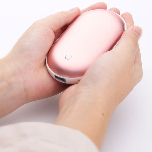 Rechargeable Hand Warmer and Power Bank with Quick Heating