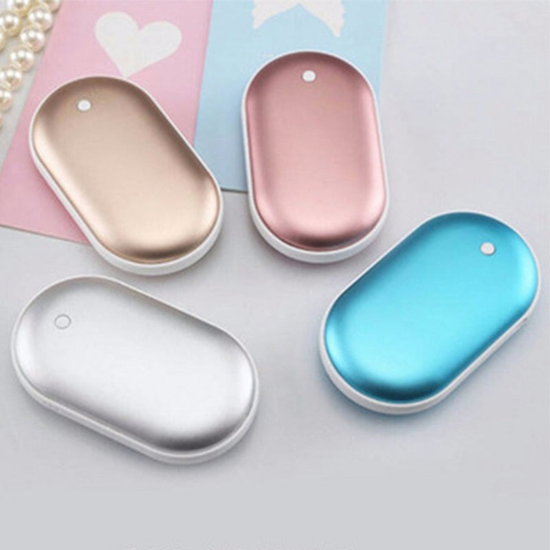 Rechargeable Hand Warmer and Power Bank with Quick Heating