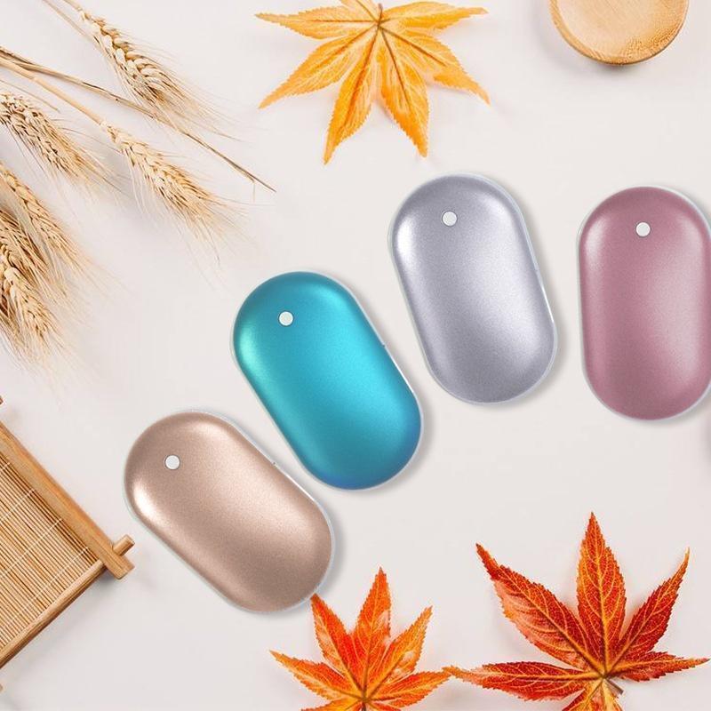 Rechargeable Hand Warmer and Power Bank with Quick Heating