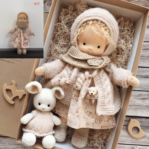 Handcrafted Winter Cuddle Doll
