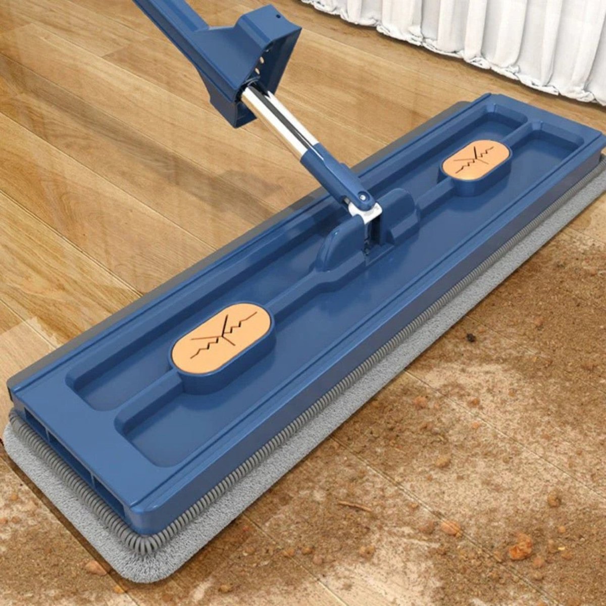 Hands-Free 360° Swivel Smart Mop with Microfiber Pads