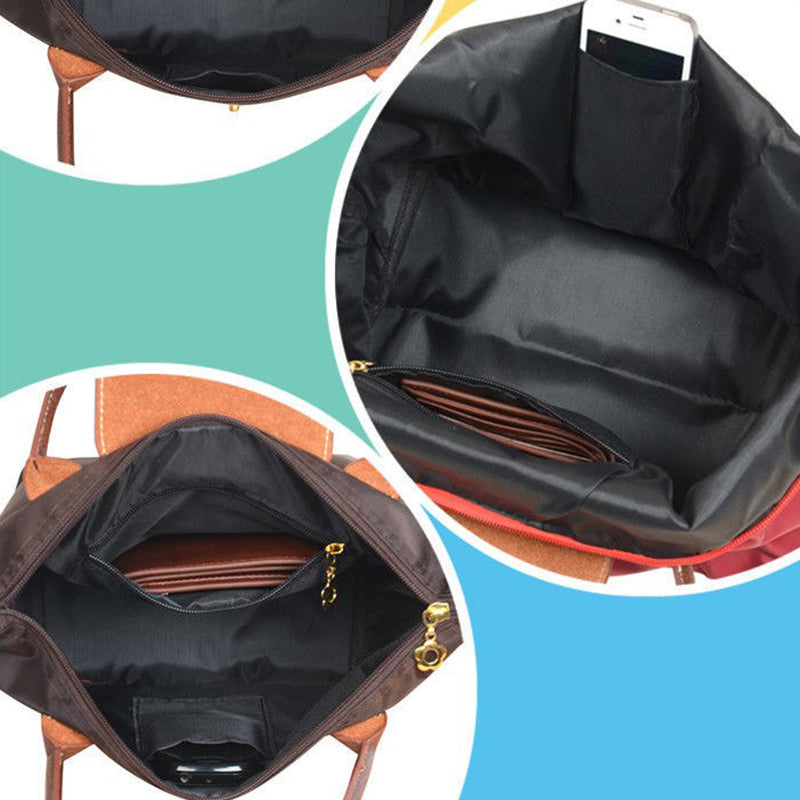 Oxford Style Faux Leather Crossbody Bag for Everyday Use