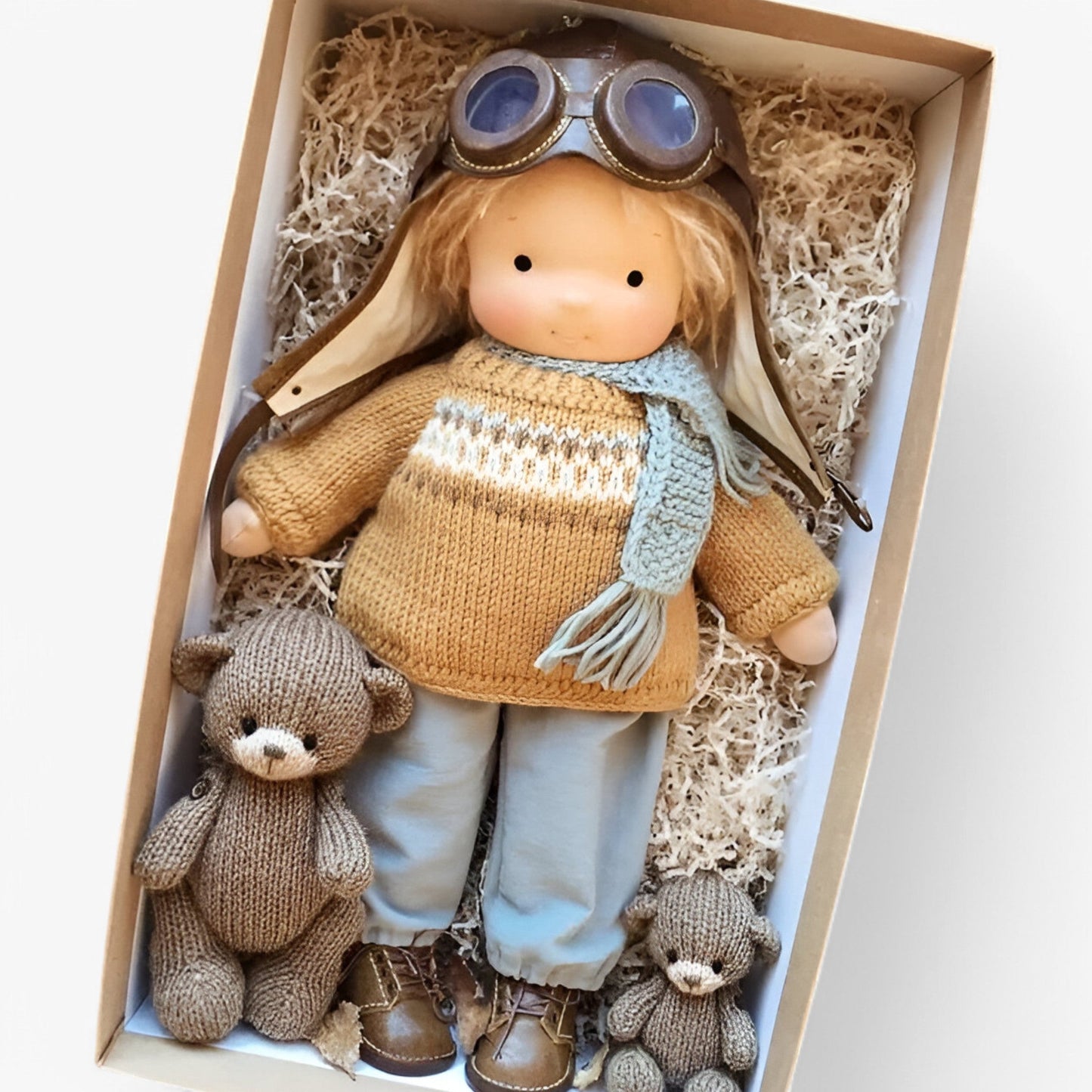 Handmade Educational Doll for Creative Play