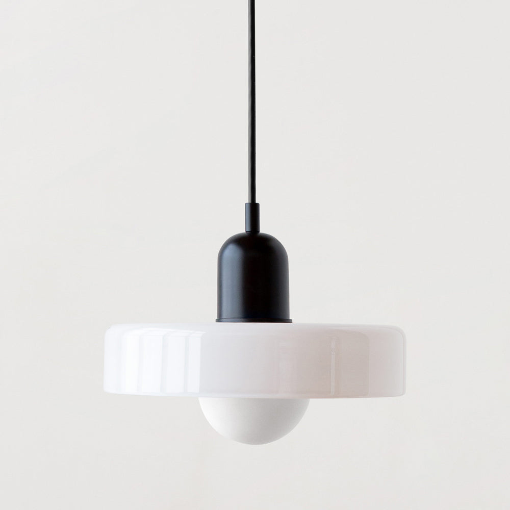 Colored Glass Pendant Lamp with Modern Stained Glass Design