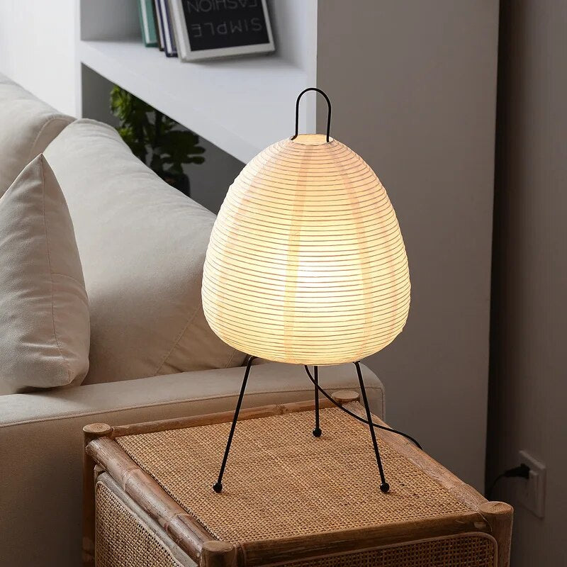 Japanese-Inspired Soft Light Table Lamp for Cozy Ambiance