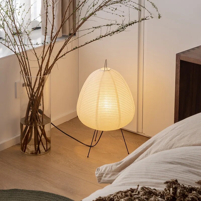 Japanese-Inspired Soft Light Table Lamp for Cozy Ambiance