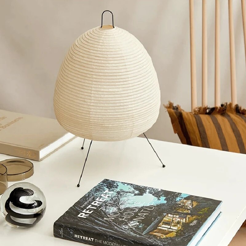 Japanese-Inspired Soft Light Table Lamp for Cozy Ambiance