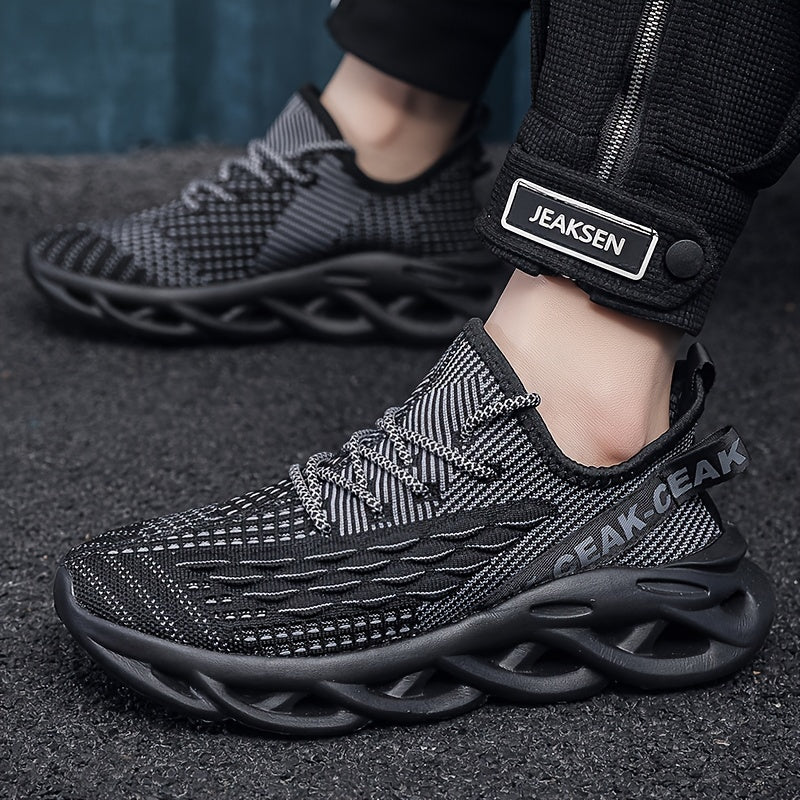 Breathable Slip-On Men's Running Shoes