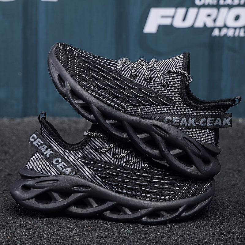 Breathable Slip-On Men's Running Shoes