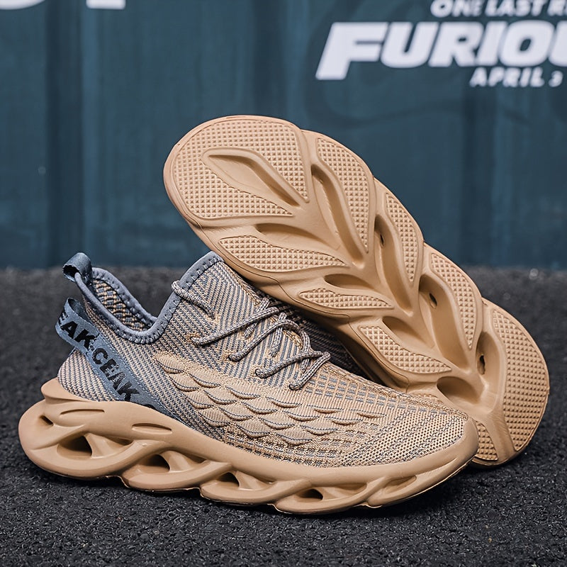 Breathable Slip-On Men's Running Shoes