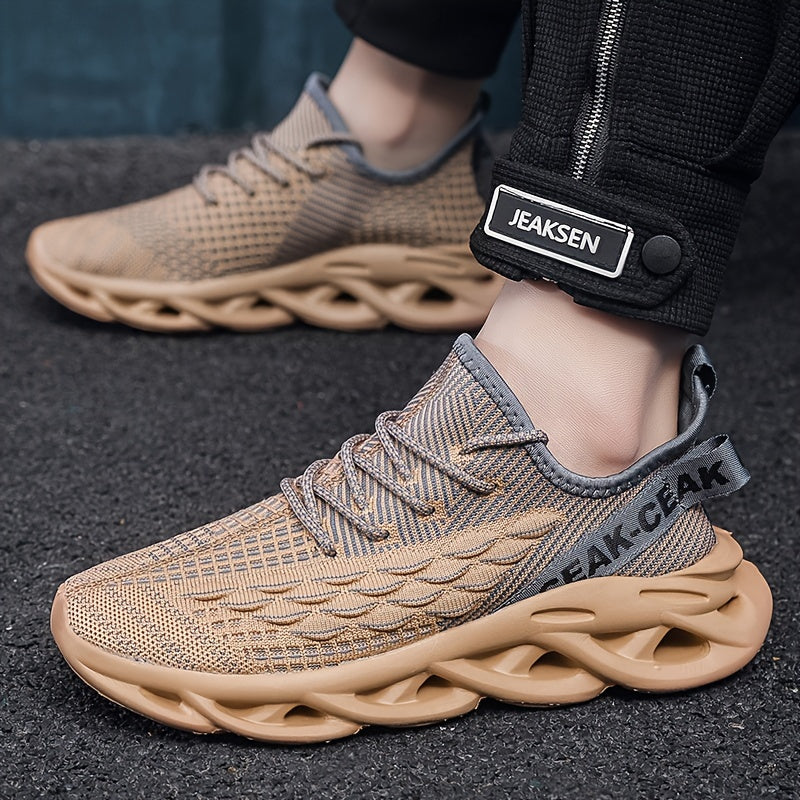 Breathable Slip-On Men's Running Shoes
