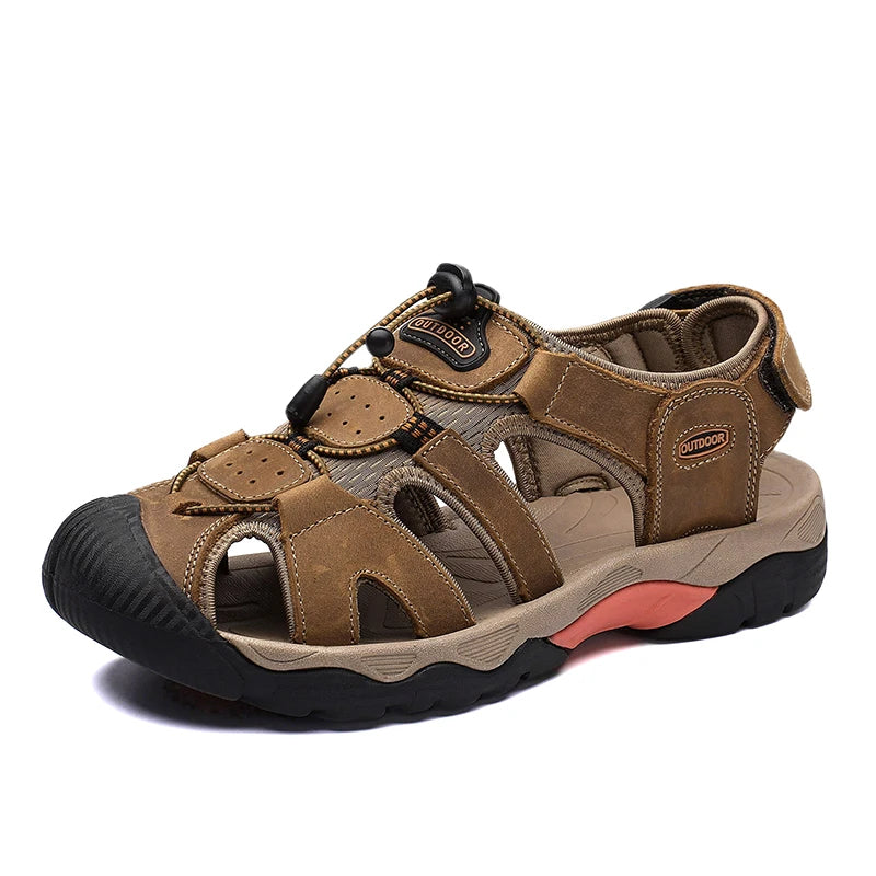 Orthopedic Hiking Sandals with Ergonomic Footbed and Shock Absorption