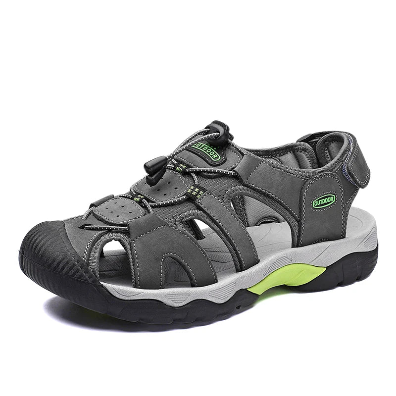 Orthopedic Hiking Sandals with Ergonomic Footbed and Shock Absorption
