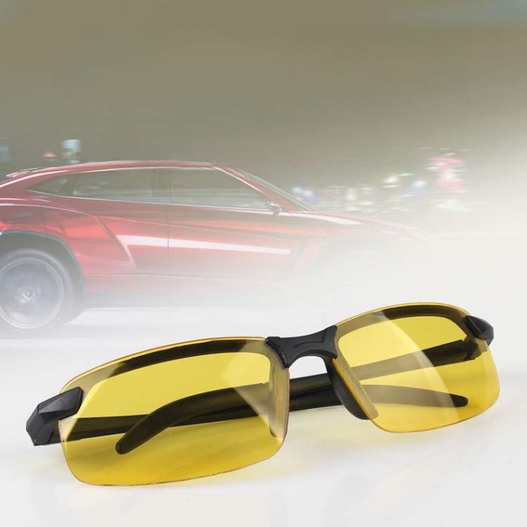 Night Driving Glasses with Yellow Lenses for Glare Reduction and Enhanced Visibility