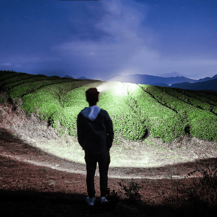 USB Rechargeable 1000 Lumen Headlamp with Adjustable Strap