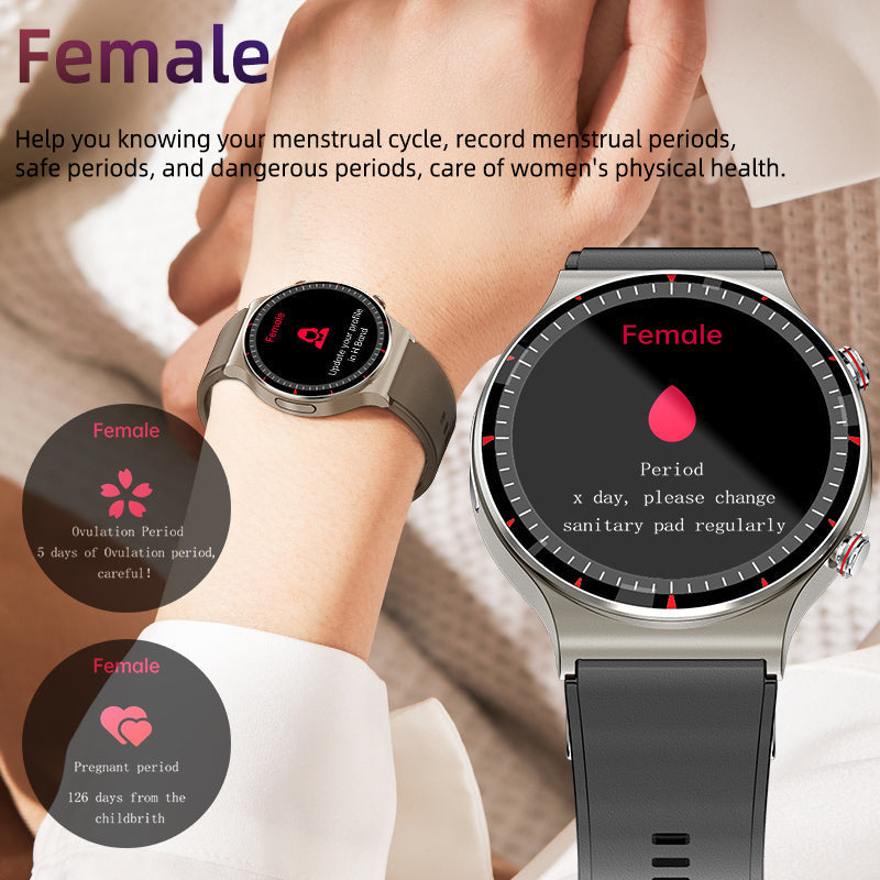 Smart Health Monitoring Smartwatch with Blood Pressure, Heart Rate, and Sleep Tracking