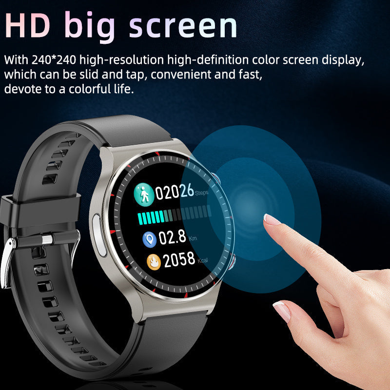 Smart Health Monitoring Smartwatch with Blood Pressure, Heart Rate, and Sleep Tracking