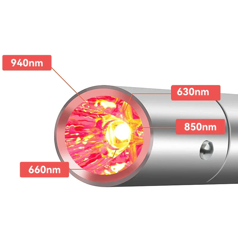 Portable Red Light Therapy Pen for Pain Relief and Skin Renewal