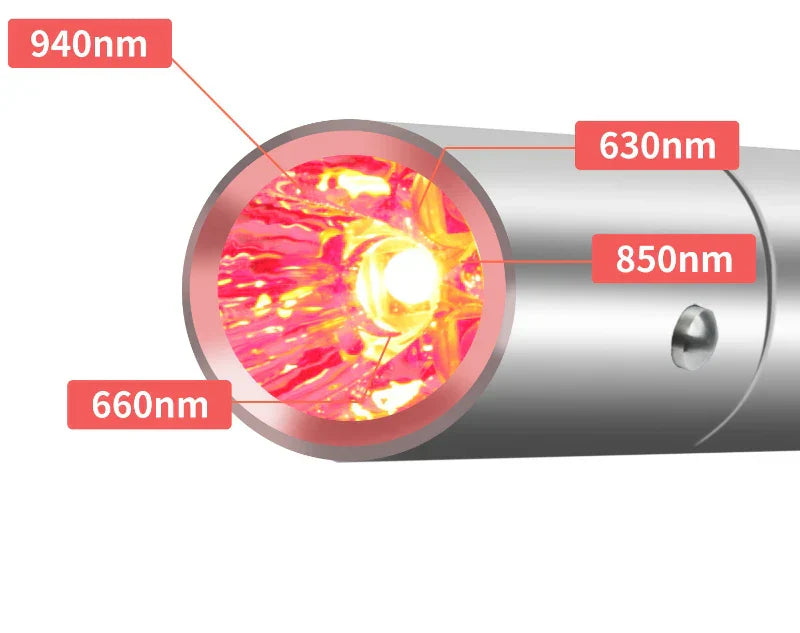 Portable Red Light Therapy Pen for Pain Relief and Skin Renewal