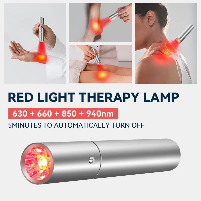 Portable Red Light Therapy Pen for Pain Relief and Skin Renewal