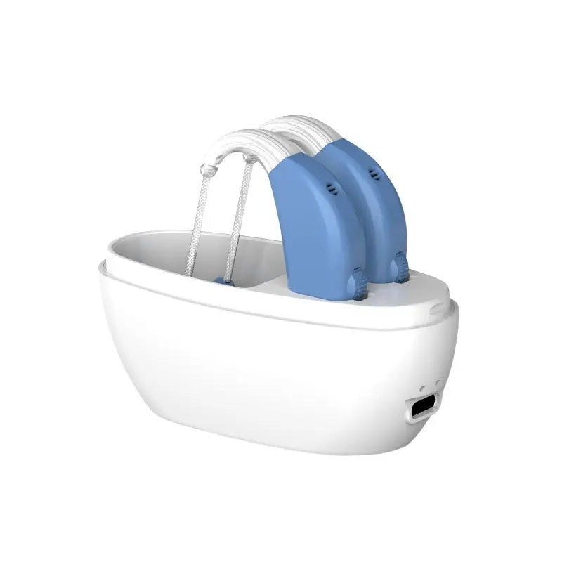 Compact Rechargeable Hearing Aid with Intelligent Noise Reduction