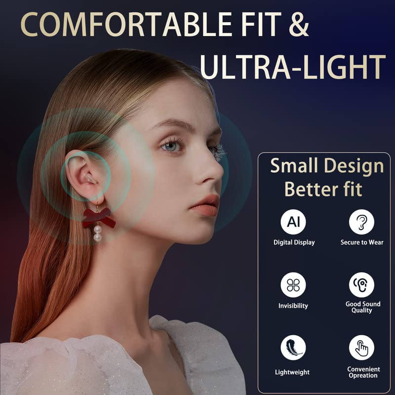Wireless Rechargeable Hearing Aids with Noise Reduction and Comfortable Fit