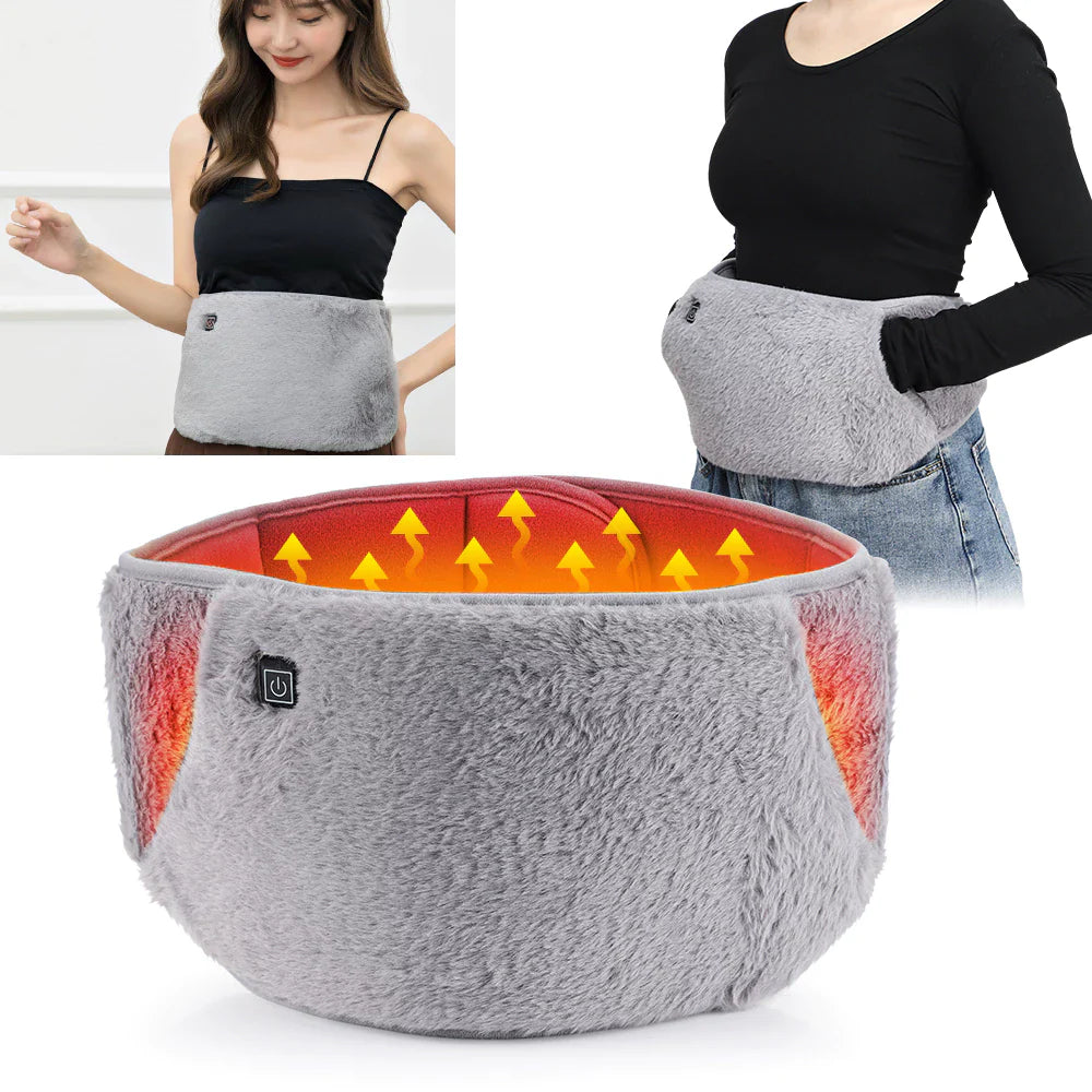 USB Heated Back and Abdomen Belt with Adjustable Heat Settings