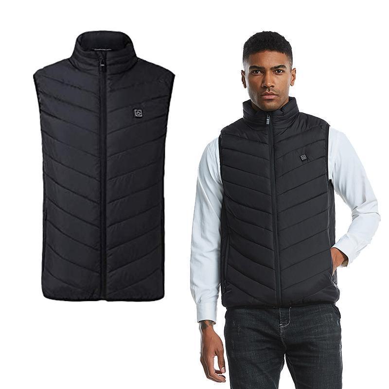 Heated Vest with USB Rechargeable Battery and Overheating Protection