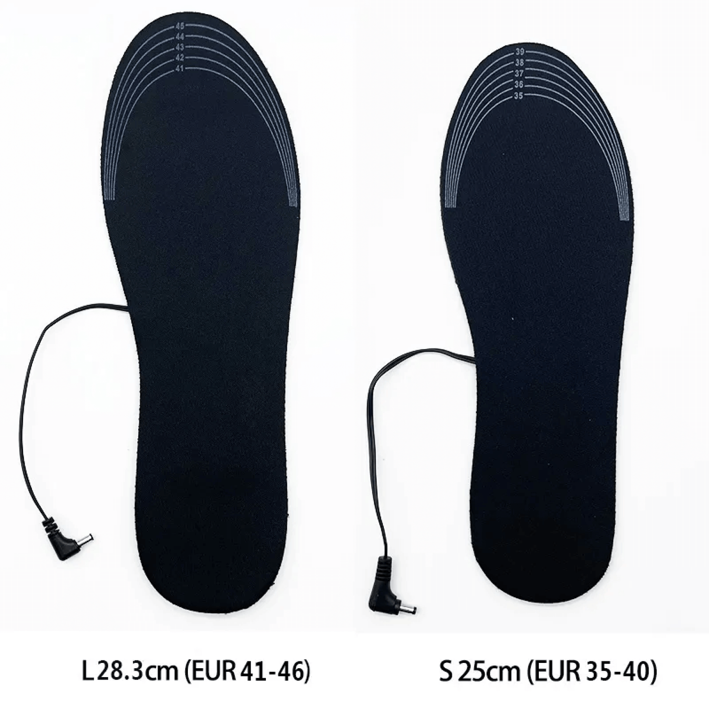 Rechargeable Heated Insoles with Adjustable Temperature Control