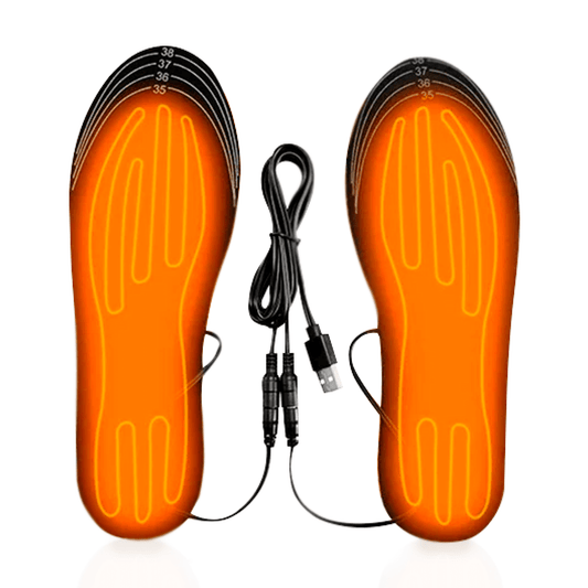Rechargeable Heated Insoles with Adjustable Temperature Control