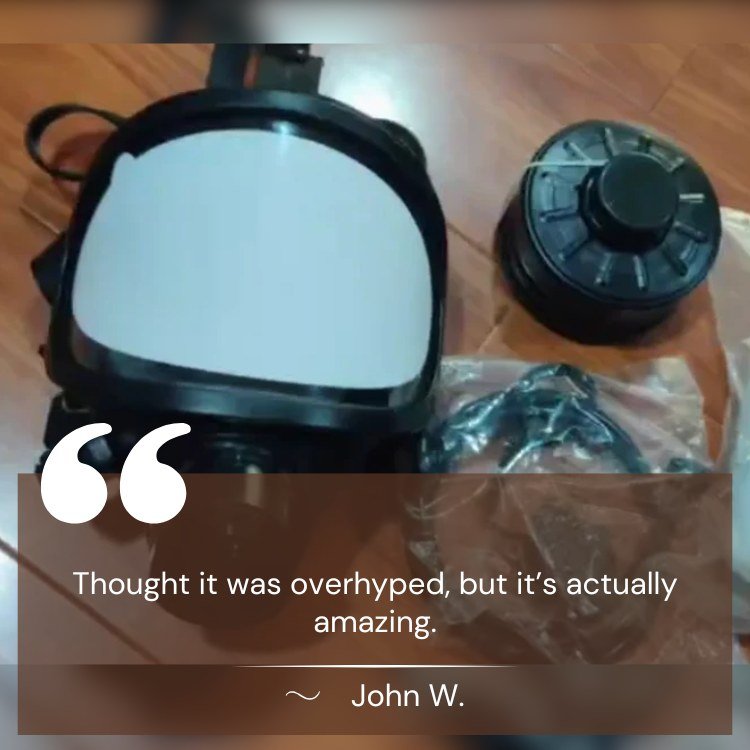 Multi-Filter NRBC Gas Mask with Hydration System