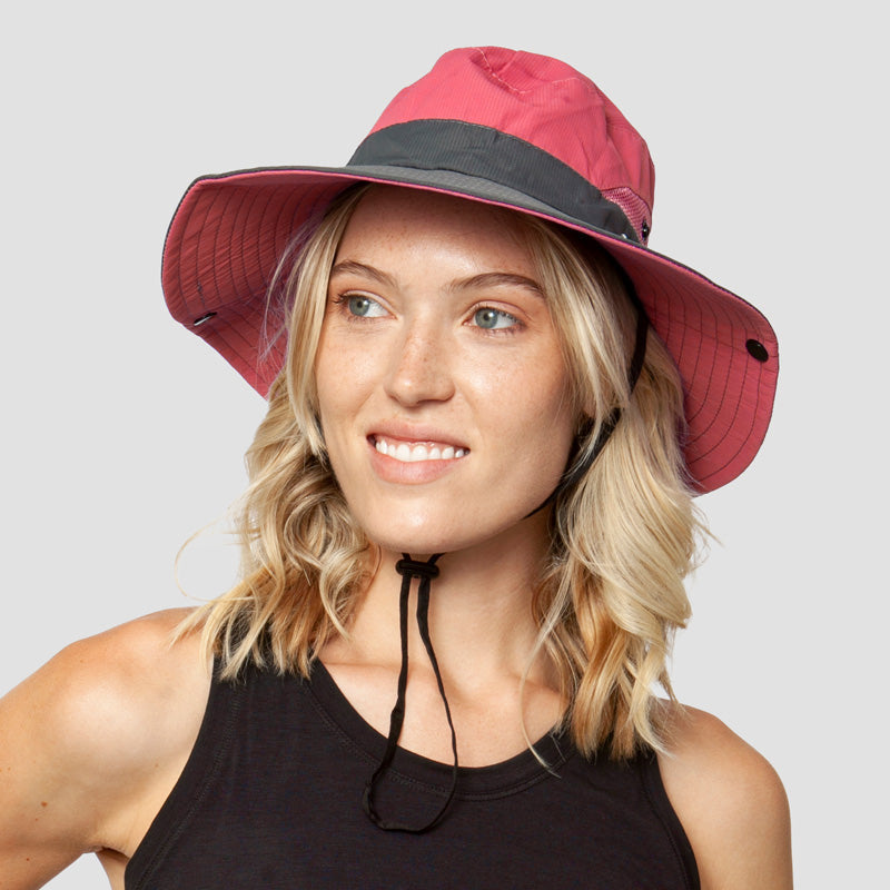 Adjustable UPF50+ Summer Sun Hat with Ponytail Hole