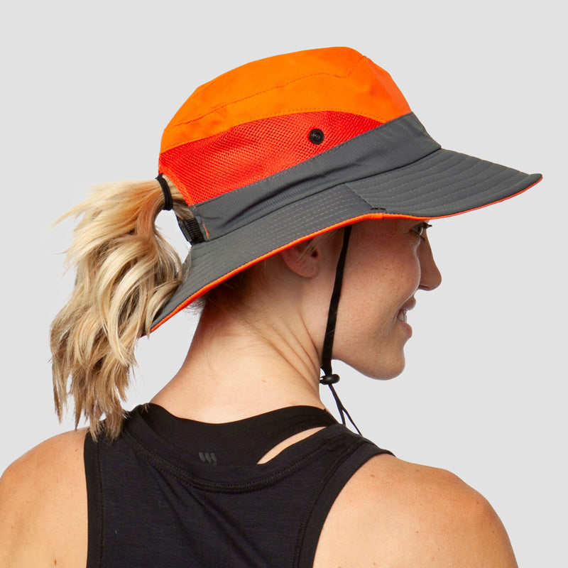 Adjustable UPF50+ Summer Sun Hat with Ponytail Hole